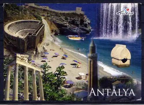 (5946**) Antalya - beschrieben / Türkei Strand Burg