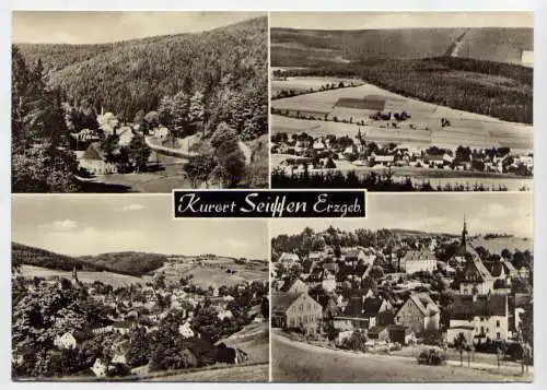 (5960**) Seiffen - beschrieben / Sachsen Luftaufnahmen