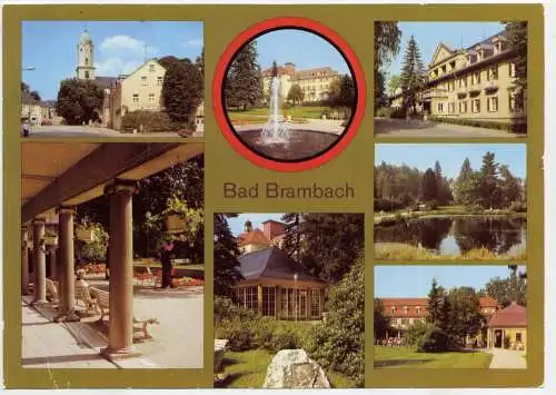 (5966**) Bad Brambach - unbeschrieben / Sachsen Quelle Kurpark
