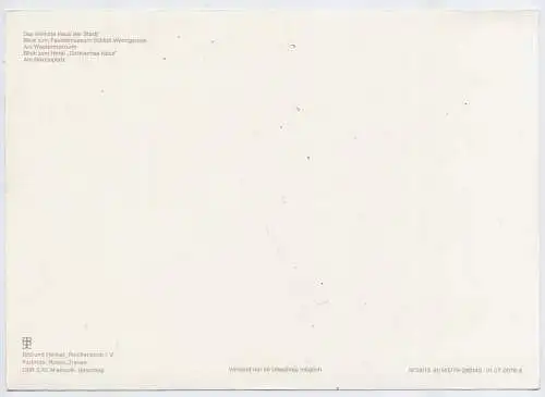 (5969**) Wernigerode - unbeschrieben / Sachsen-Anhalt Brunnen Markt Schloß