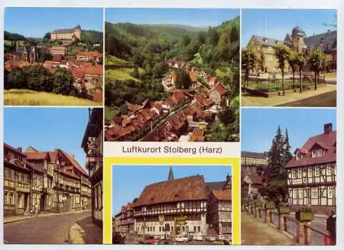 (5970**) Stolberg - unbeschrieben / Sachsen-Anhalt Erholungsheim Rathaus