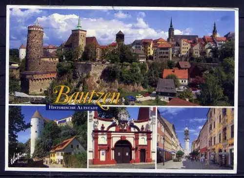 (5974**) Bautzen - beschrieben / Sachsen Burg Altstadt