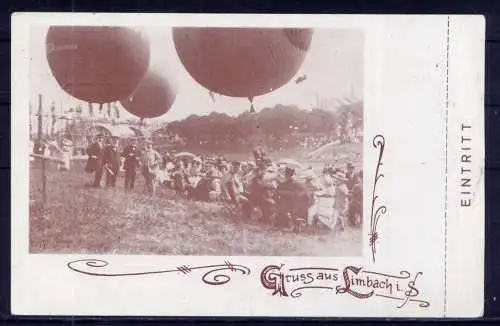 (1518) DDR Eintrittskarte Sonderstempel Briefmarken-Ausstellung  Limbach-Oberfrohna 1985 ungelaufen 