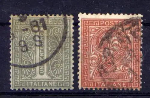 (1491) Italien Nr.23/4                        O  gestempelt