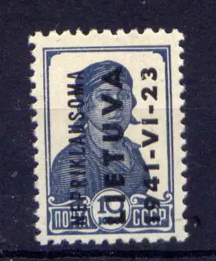 (130) Deutsches Reich Litauen Nr.3               **  postfrisch