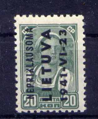 (132) Deutsches Reich Litauen Nr.5               **  postfrisch