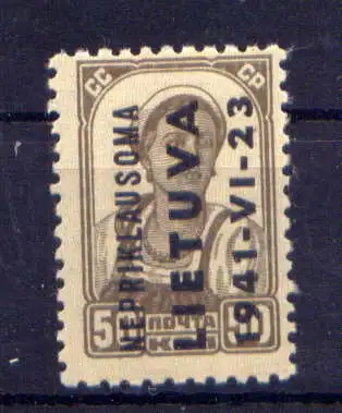 (134) Deutsches Reich Litauen Nr.7               **  postfrisch