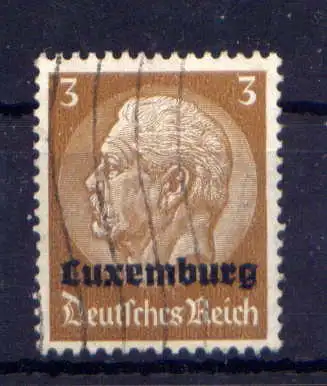 (143) Deutsches Reich Luxemburg Nr.1               O  gestempelt