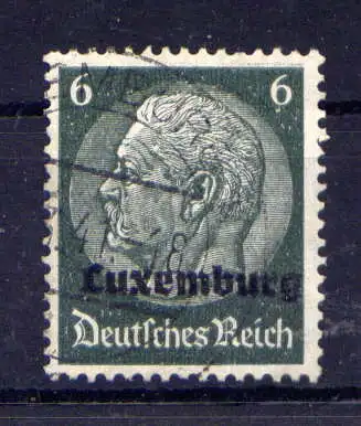 (145) Deutsches Reich Luxemburg Nr.4               O  gestempelt