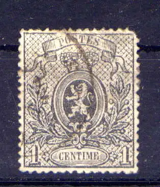 (2337) Belgien Nr.20                   O  gestempelt 