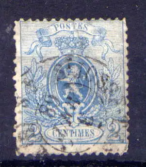 (2340) Belgien Nr.21                   O  gestempelt 