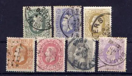 (2348) Belgien Nr.27/33                   O  gestempelt 