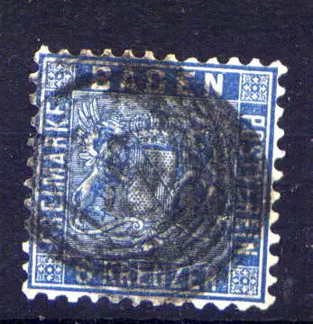 (019) Baden Nr.14               O  gestempelt