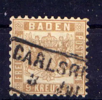 (026) Baden Nr.20               O  gestempelt
