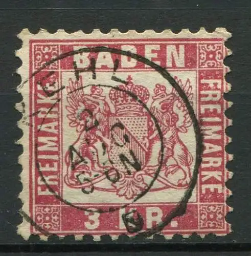 (030) Baden Nr.24               O  gestempelt