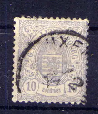 (744) Luxemburg Nr.40 D              O  gestempelt