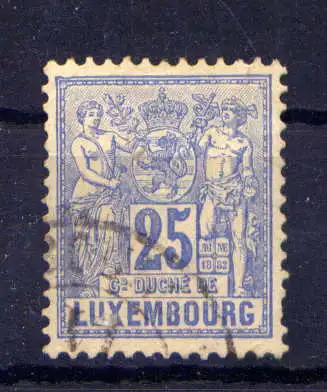 (754) Luxemburg Nr.52              O  gestempelt