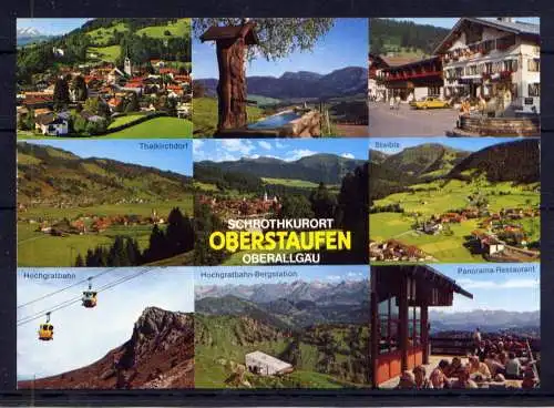 (5738) Oberstaufen - unbeschrieben / Bayern Berggaststätte Seilbahn Hotel
