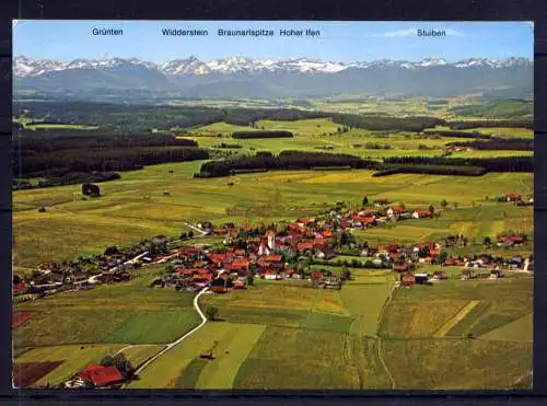 (5746) Ebersbach - beschrieben / Bayern  Luftaufnahme