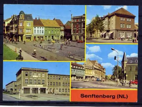 (5749) Senftenberg - beschrieben / Brandenburg Bahnhof Gaststätte