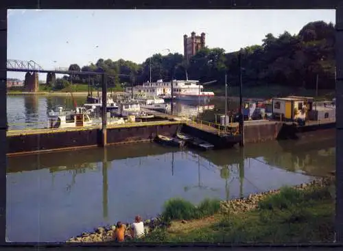 (5762) Duisburg - beschrieben / Nordrhein-Westfalen Hafen Hebelturm