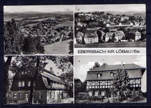 (5768) Ebersbach - beschrieben / Sachsen Gaststätte Umgebinde