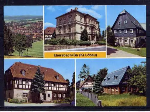 (5770) Ebersbach - beschrieben / Sachsen Umgebindehäuser