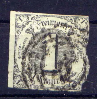 (007) Thurn und Taxis Nr.7                O  gestempelt