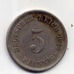 (009) Deutsches Reich Jäger.Nr. 12 / 1914 A