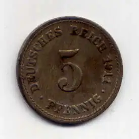 (014) Deutsches Reich Jäger.Nr. 12 / 1911 A