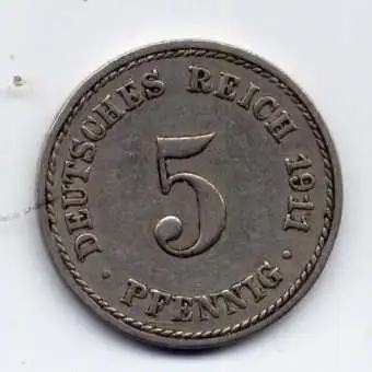 (018) Deutsches Reich Jäger.Nr. 12 / 1911 A