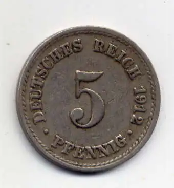 (024) Deutsches Reich Jäger.Nr. 12 / 1912 A