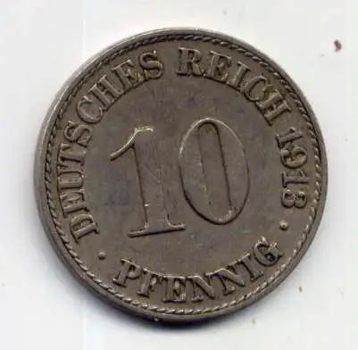 (033) Deutsches Reich Jäger.Nr. 13 / 1913 A