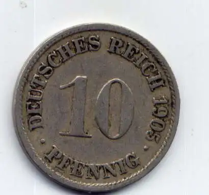 (035) Deutsches Reich Jäger.Nr. 13 / 1905 D