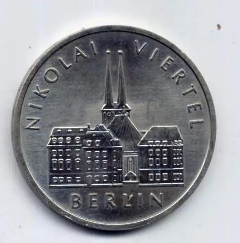 (026) DDR 5 Mark Jäger-Nr. 1613 / Berlin Nikolai-Viertel 1987