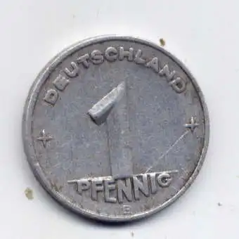 (035) DDR 1 Pfennig Jäger-Nr. 1501 / 1949 E