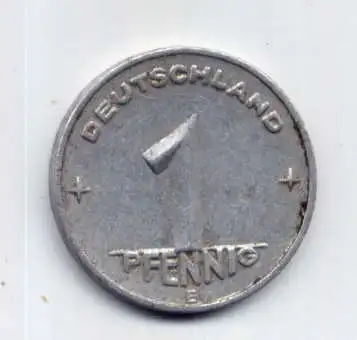 (037) DDR 1 Pfennig Jäger-Nr. 1501 / 1950 E