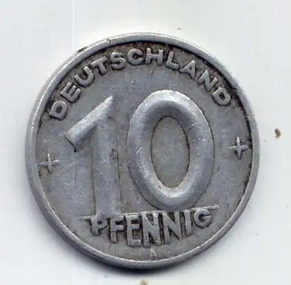 (038) DDR 10 Pfennig Jäger-Nr. 1503 / 1948 A