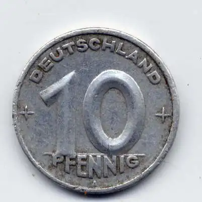 (039) DDR 10 Pfennig Jäger-Nr. 1503 / 1949 A