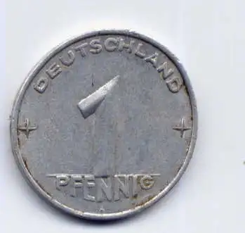 (041) DDR 1 Pfennig Jäger-Nr. 1505 / 1953 A