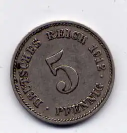 (072) Deutsches Reich Jäger.Nr. 12 / 1912 E