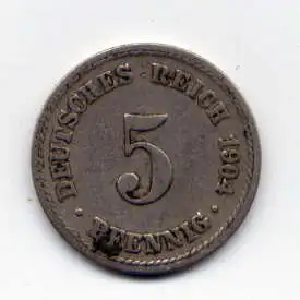 (076) Deutsches Reich Jäger.Nr. 12 / 1904 A