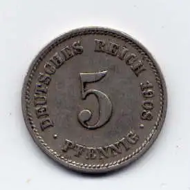 (095) Deutsches Reich Jäger.Nr. 12 / 1908 E