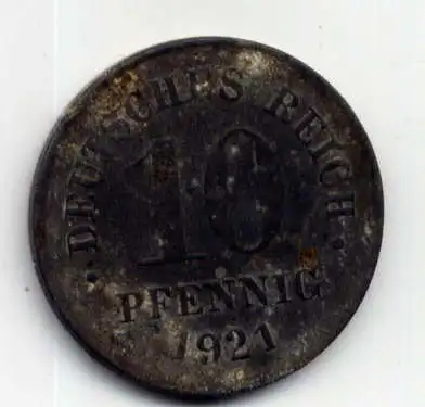 (101) Deutsches Reich Jäger.Nr. 299 / 1921