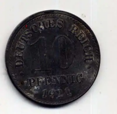 (110) Deutsches Reich Jäger.Nr. 299 / 1921