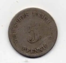 (130) Deutsches Reich Jäger.Nr. 3 / 1876 E