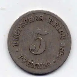 (138) Deutsches Reich Jäger.Nr. 3 / 1889 J