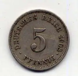 (143) Deutsches Reich Jäger.Nr. 12 / 1908 E