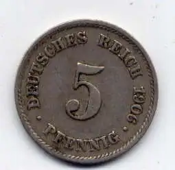 (153) Deutsches Reich Jäger.Nr. 12 / 1906 E