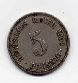 (155) Deutsches Reich Jäger.Nr. 12 / 1902 A